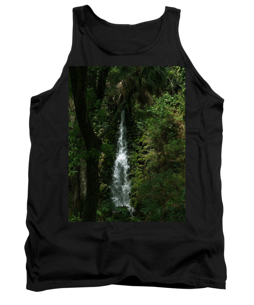 Rainbow River Springs Tank Top featuring the photograph Fantasy Falls by Bob Johnson