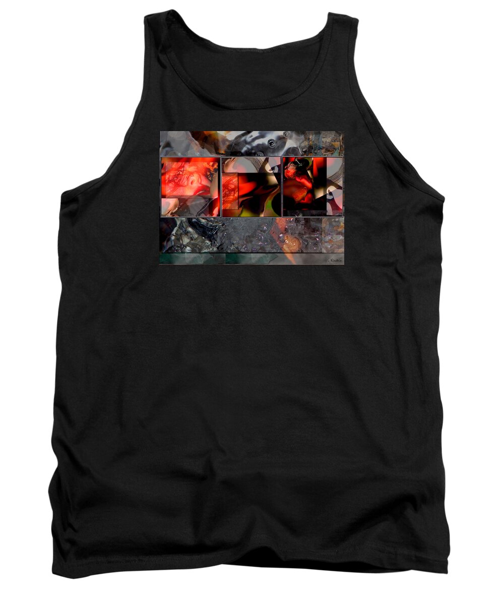 Tranquility Tank Top featuring the photograph Fire and Water by Janis Kirstein