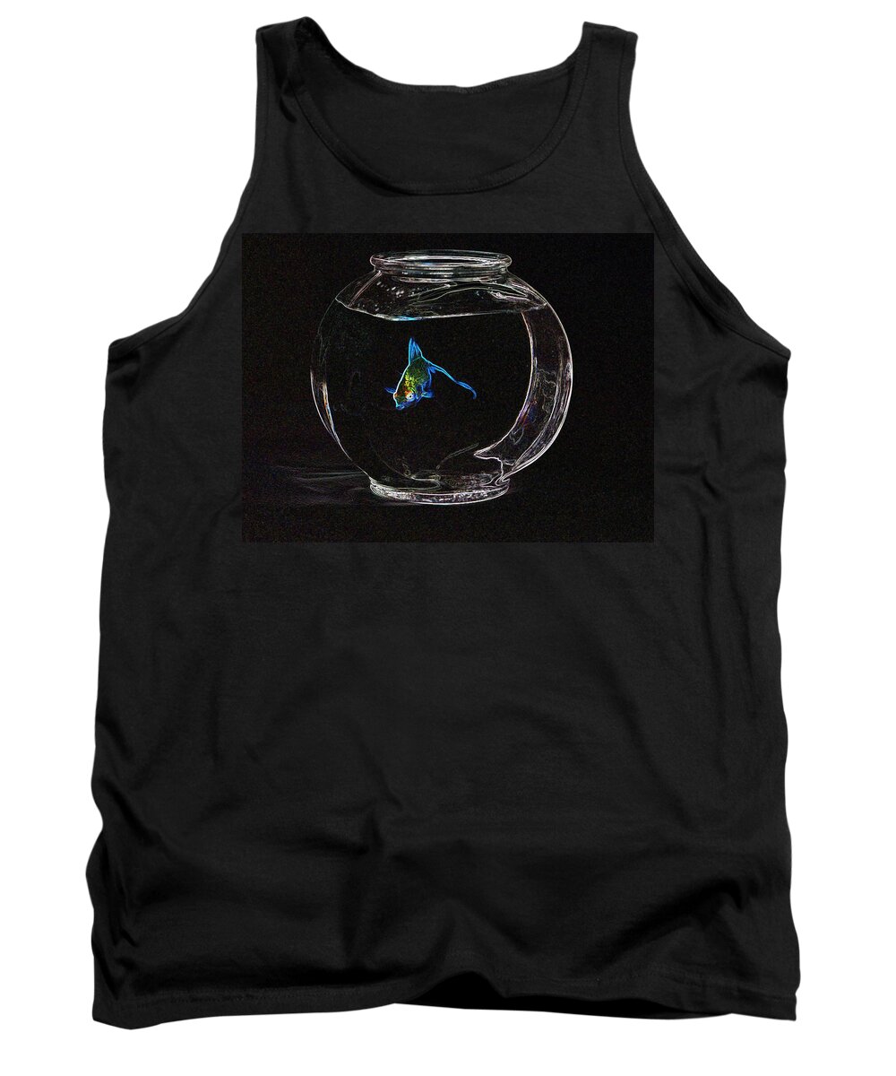 Fish Tank Top featuring the photograph Fishbowl by Tim Allen