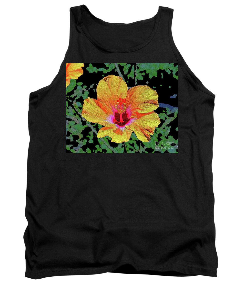 Hibiscus Tank Top featuring the photograph Floating Hibiscus by Craig Wood