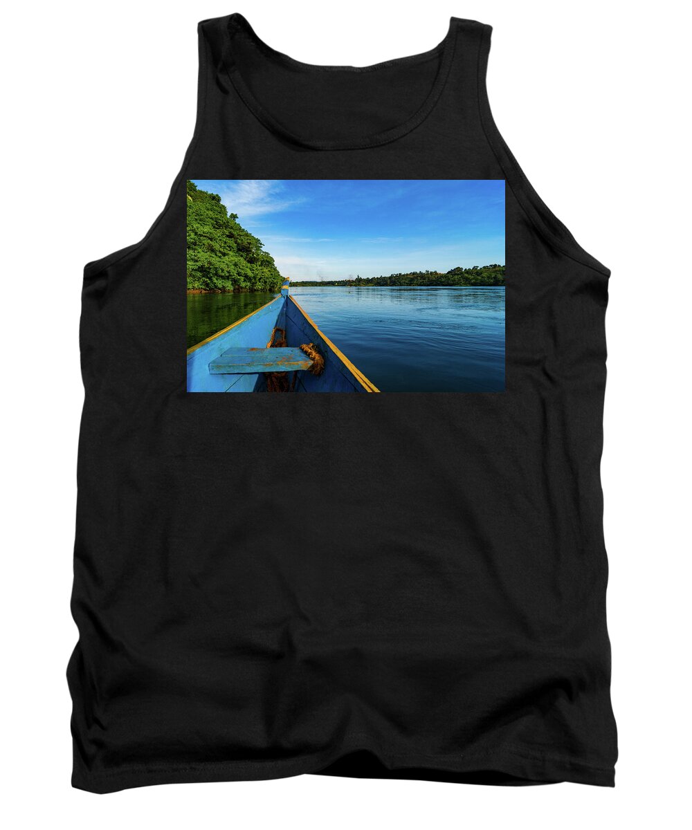 Nile River Tank Top featuring the photograph Floating the Nile by Tim Dussault
