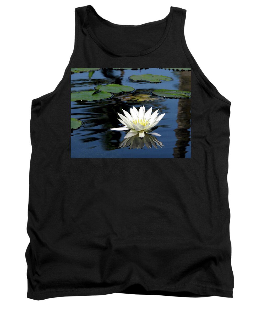 Pond Tank Top featuring the photograph Flowers of Hawaii II by Angel Bentley