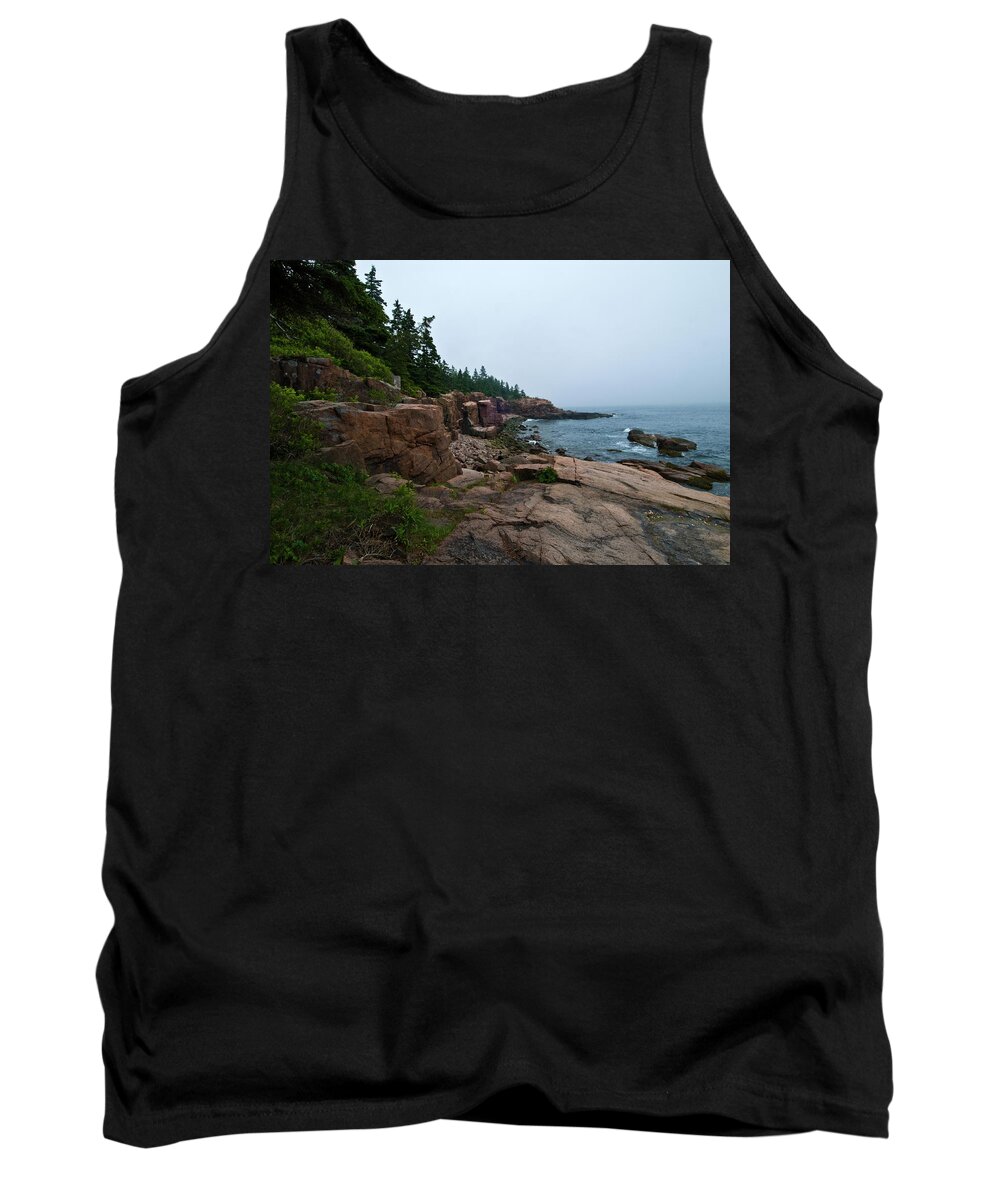 acadia National Park Tank Top featuring the photograph Foggy Morning by Paul Mangold