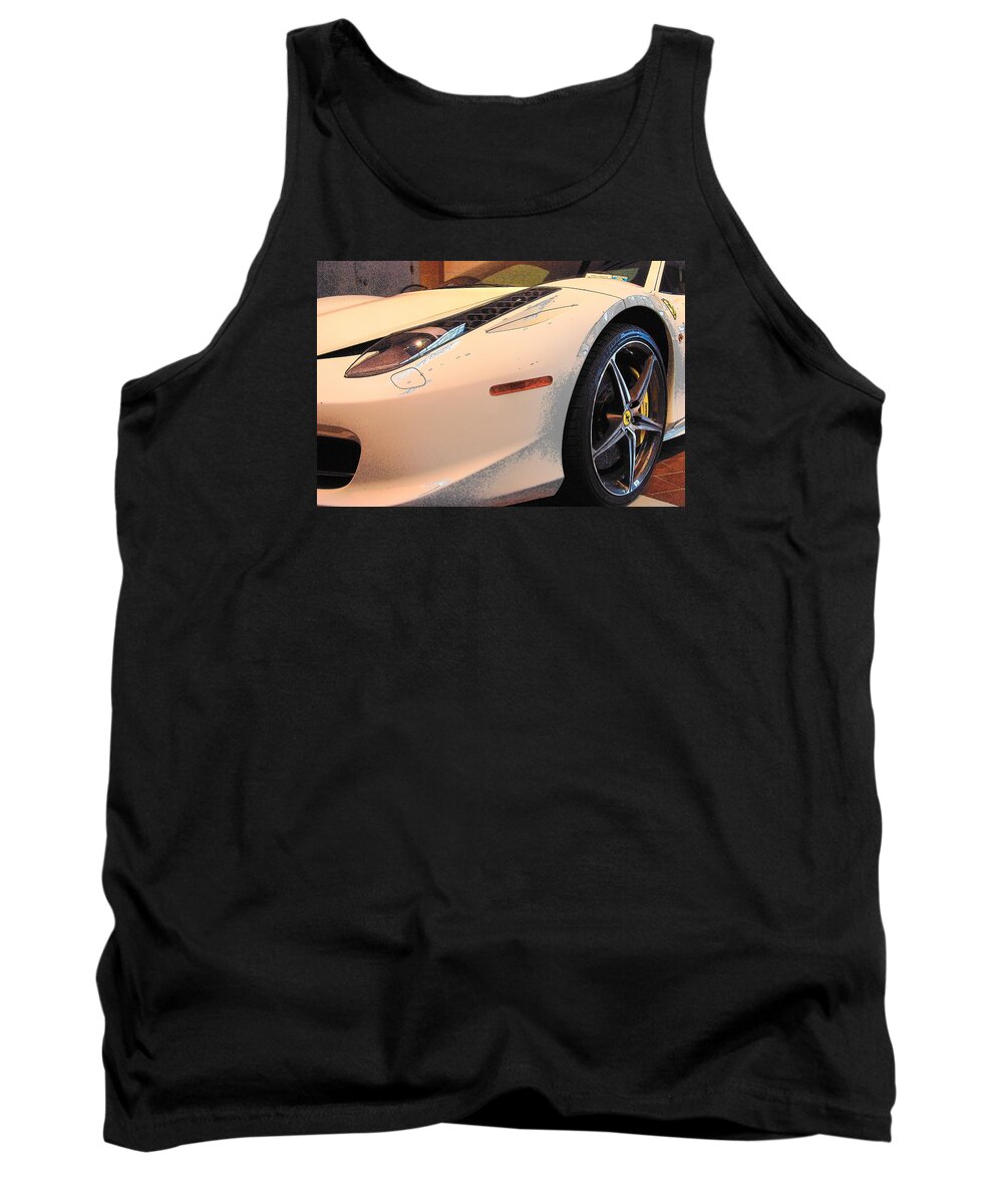 Automobiles Tank Top featuring the photograph Front Quarter by John Schneider