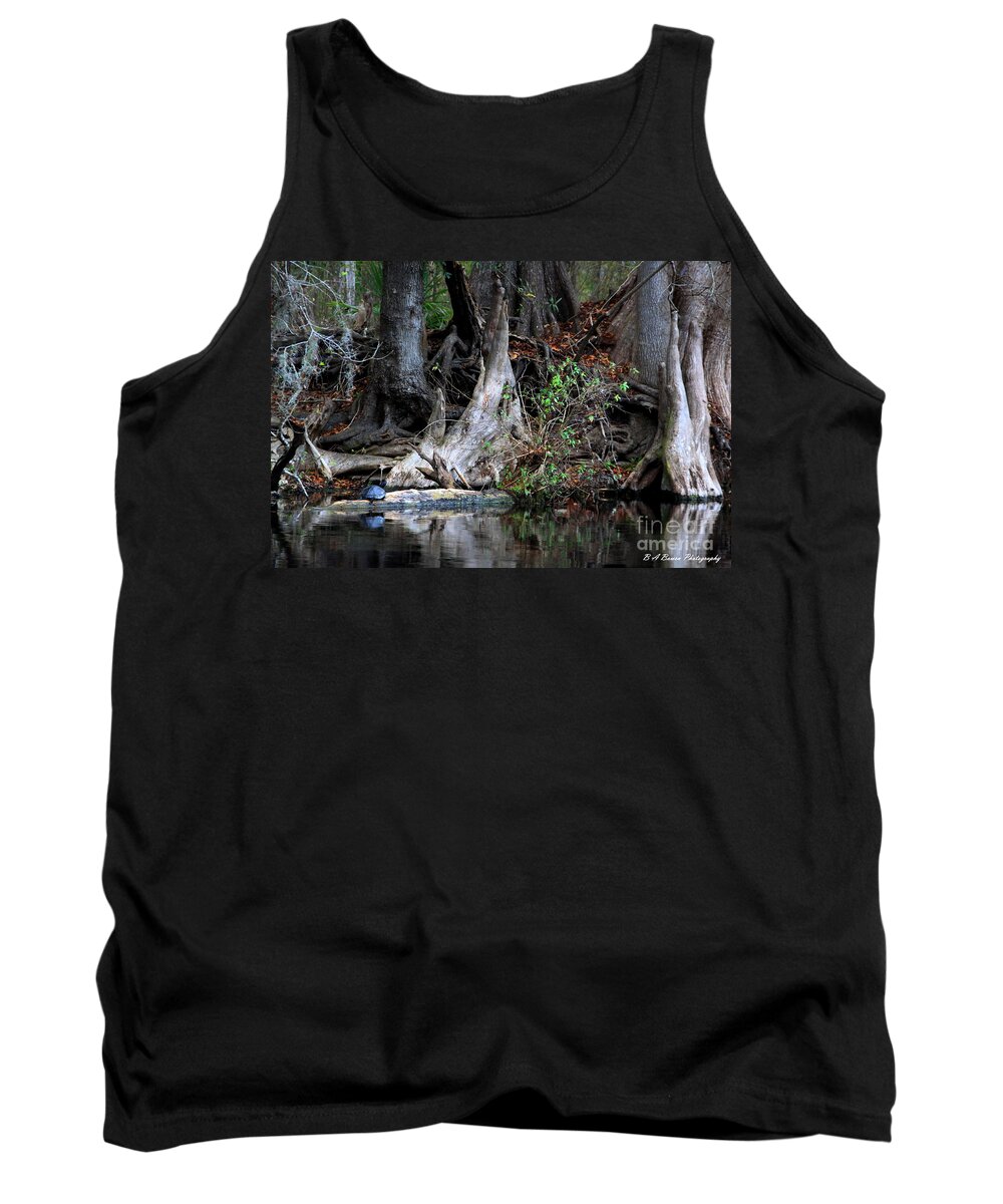Cypress Knees Tank Top featuring the photograph Giant Cypress Knees by Barbara Bowen