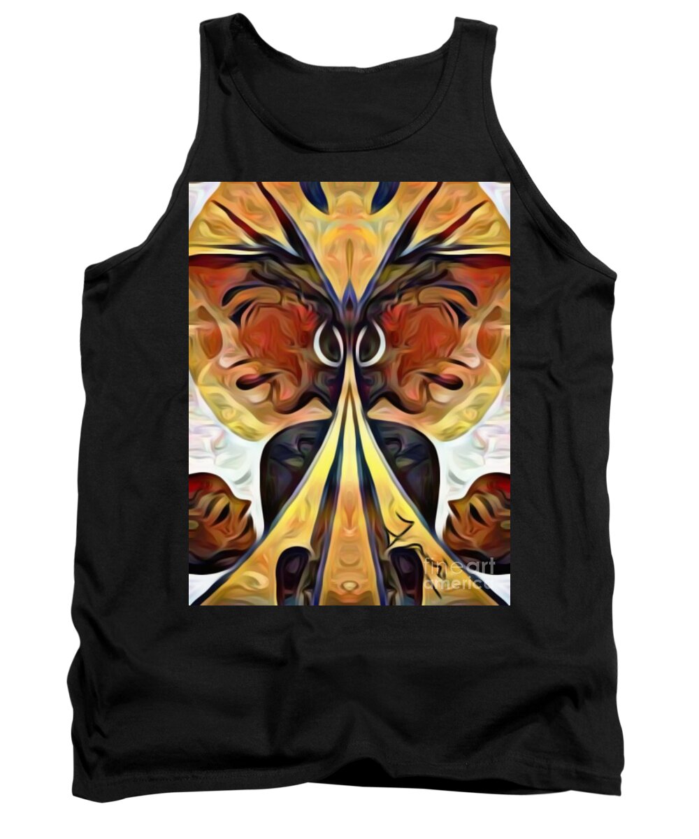 Good Foster Mothers Adopting By Fania Simon Tank Top featuring the mixed media Good Foster Mothers Adopting by Fania Simon