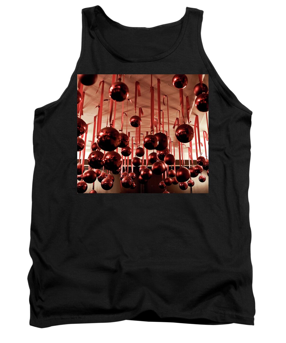 New York City Tank Top featuring the photograph Great Balls of Macy's by Lorraine Devon Wilke
