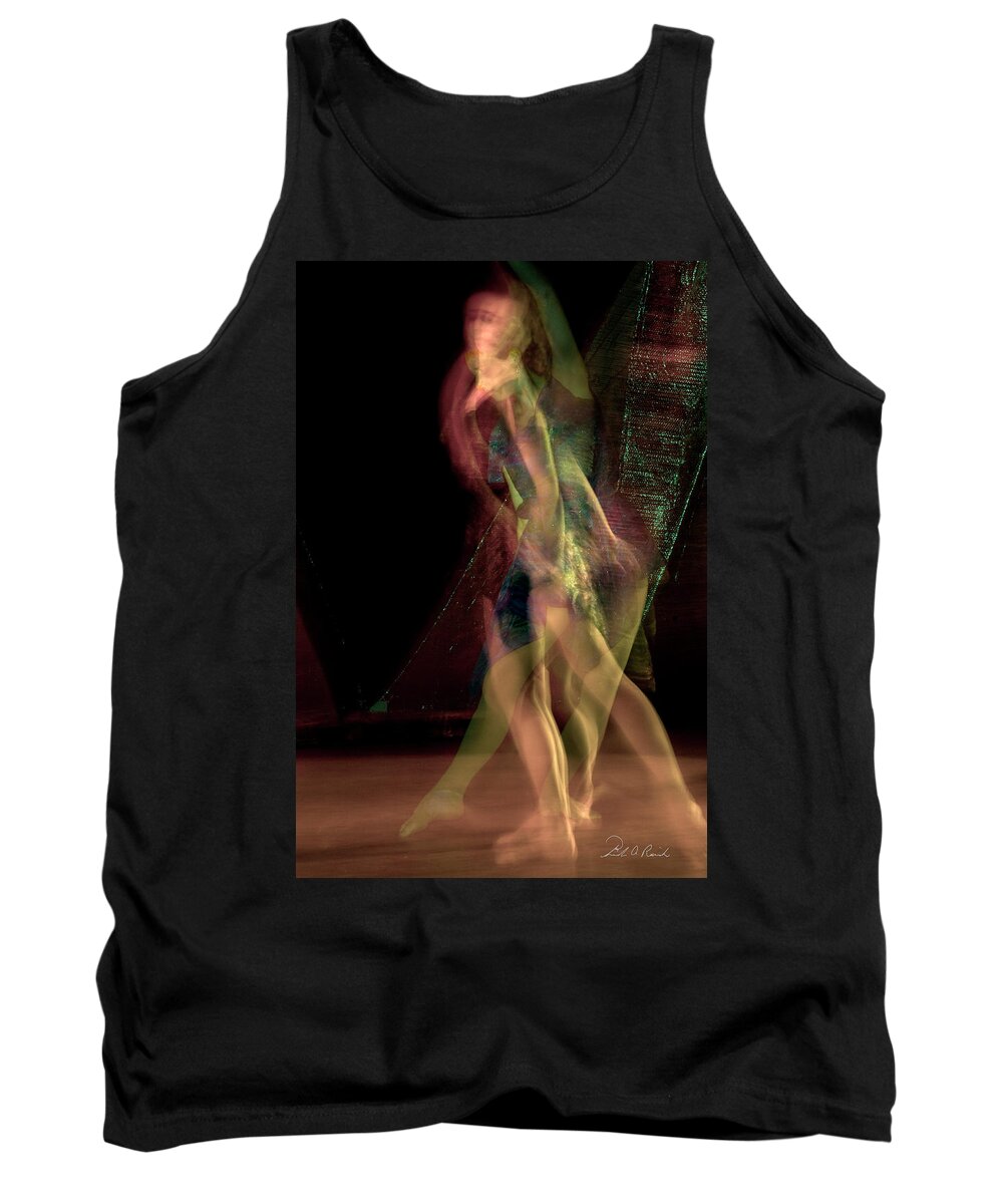 Photography Tank Top featuring the photograph Hidden in the Movement by Frederic A Reinecke