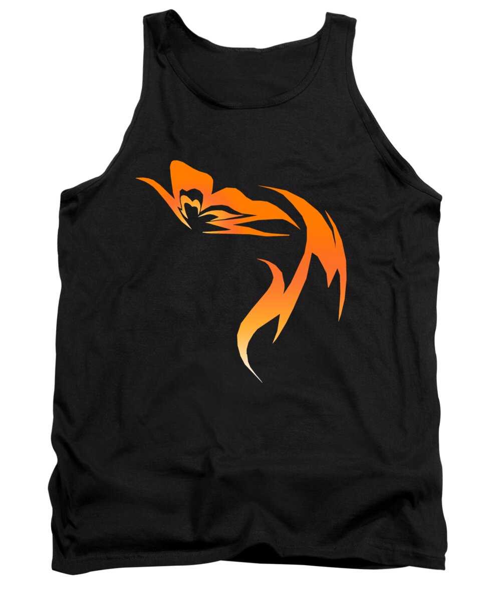 Hope Tank Top featuring the digital art Hope is the Flame by Alice Chen