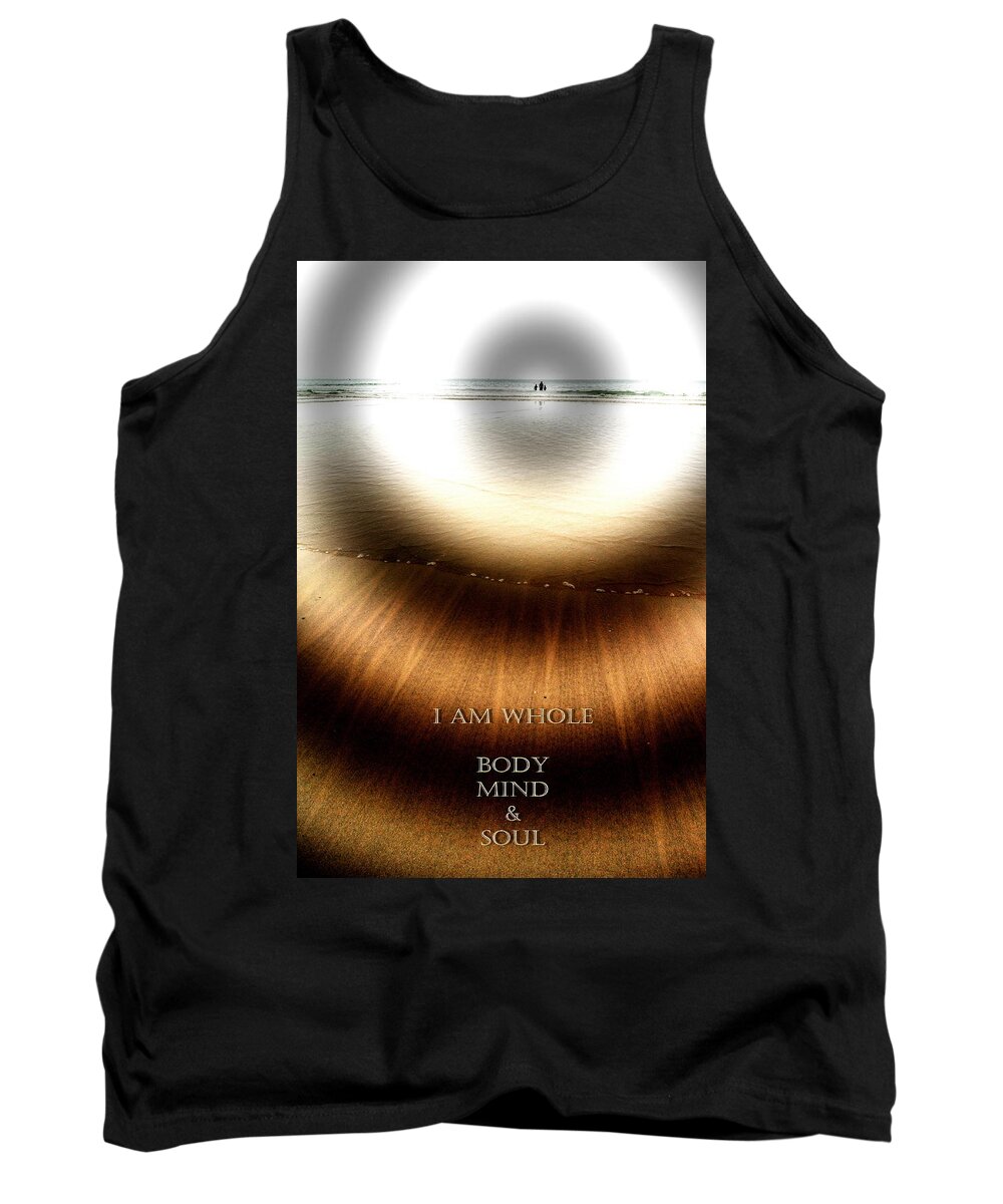 Inspirational Tank Top featuring the photograph I Am Whole by Richard Omura