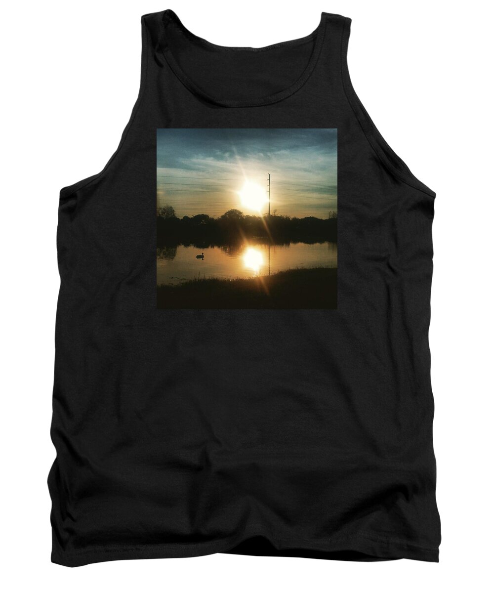 Morning Tank Top featuring the photograph Natural Fireball by Roberto Munoz