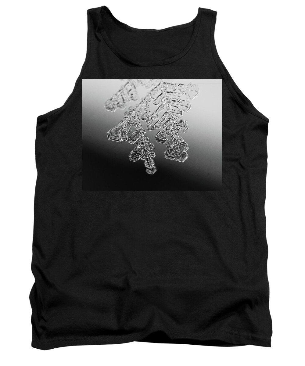 Frost Tank Top featuring the photograph Ice Feather by Tim Kirchoff