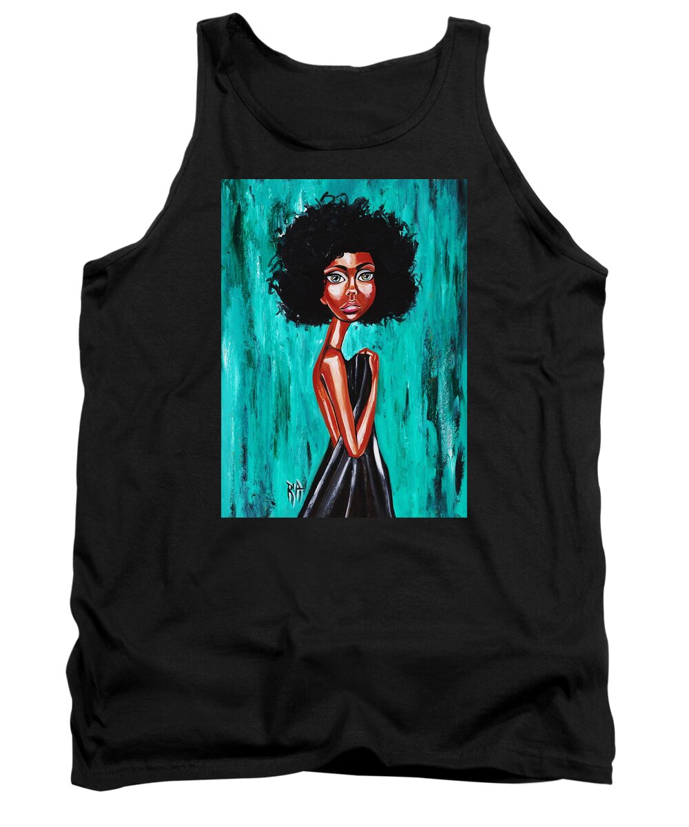 Afro Tank Top featuring the photograph If From Past Sins Ive Been Washed Clean-why Do I Feel So Dirty by Artist RiA
