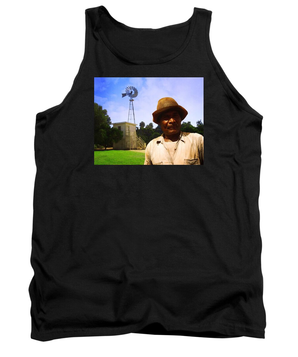 Orange Groves Tank Top featuring the photograph In the Groves by Timothy Bulone