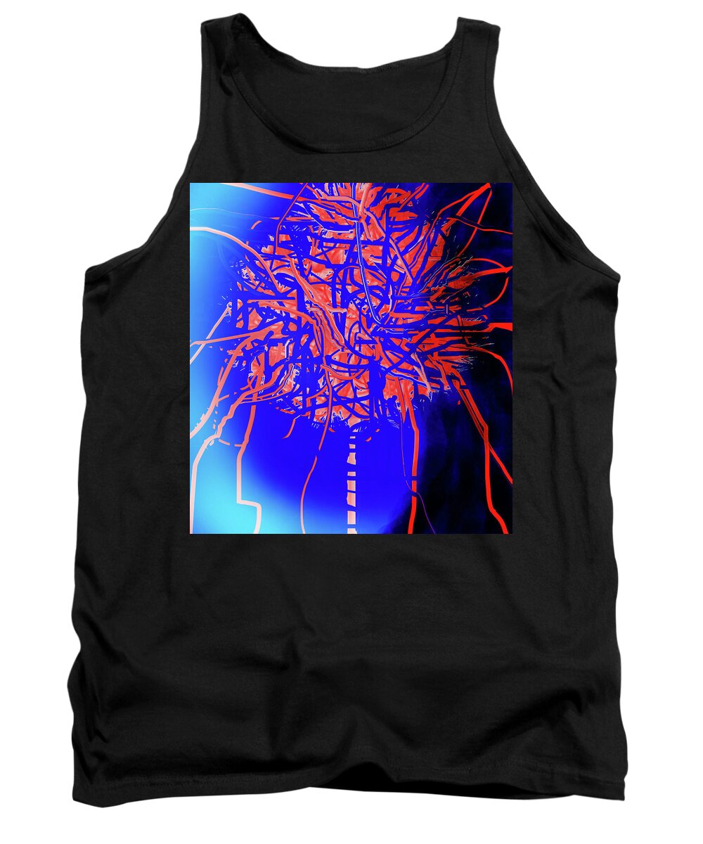 Abstract Tank Top featuring the photograph In The Wind by Ian MacDonald