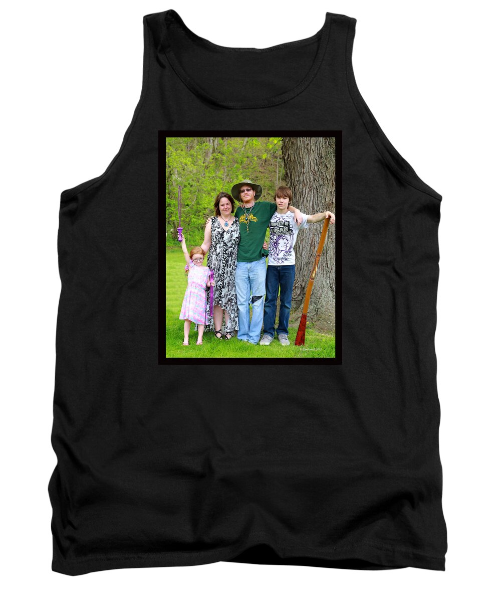  Tank Top featuring the photograph Janelle and Family 2015 by PJQandFriends Photography