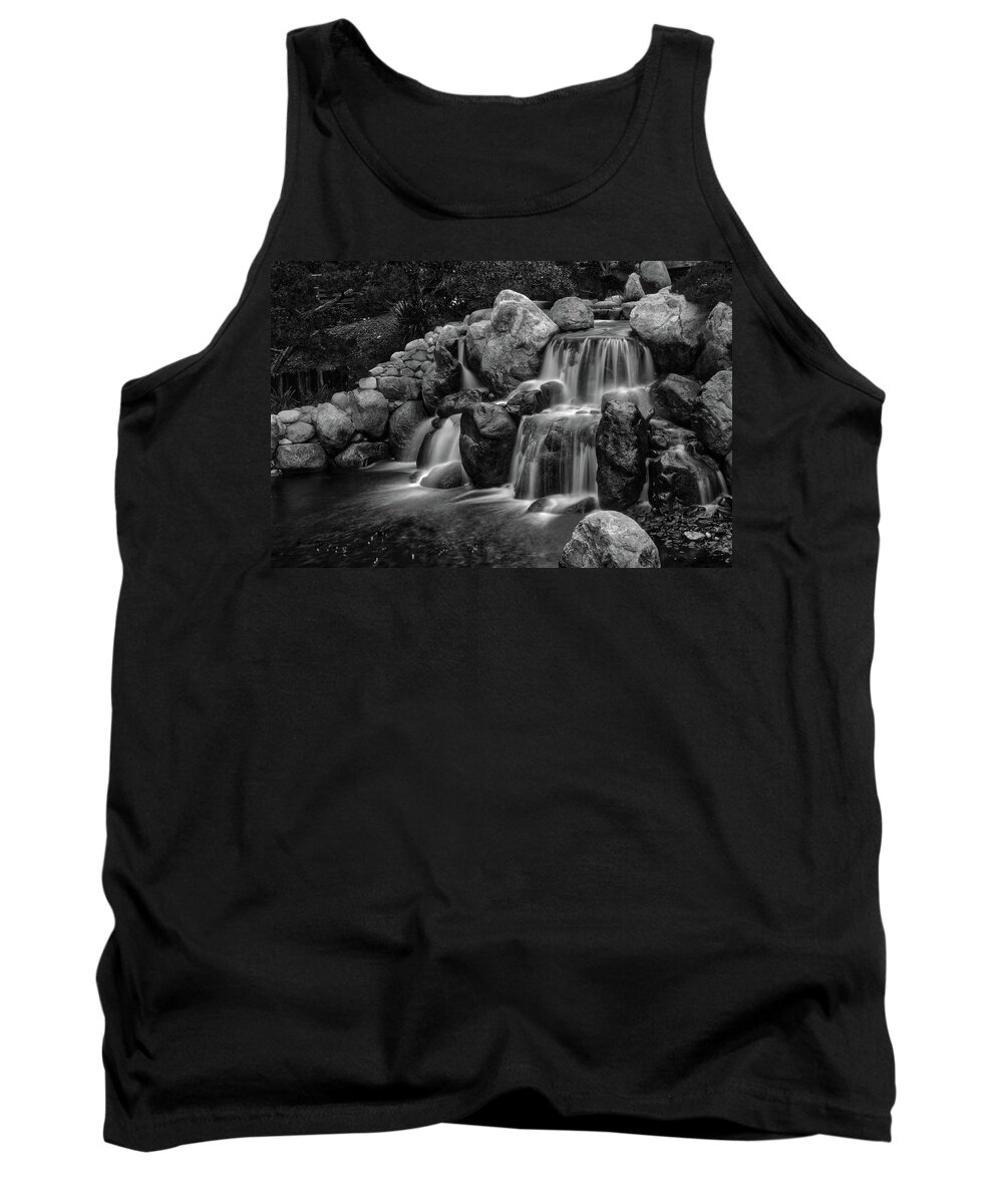 San Diego Tank Top featuring the photograph Japanese Waterfalls by Bryant Coffey