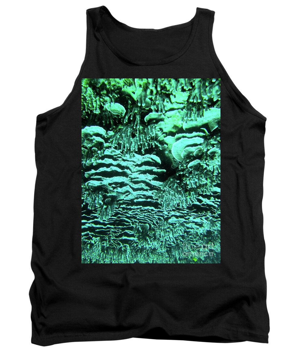 Coral Tank Top featuring the photograph Kealakekua Plate Coral by Radine Coopersmith