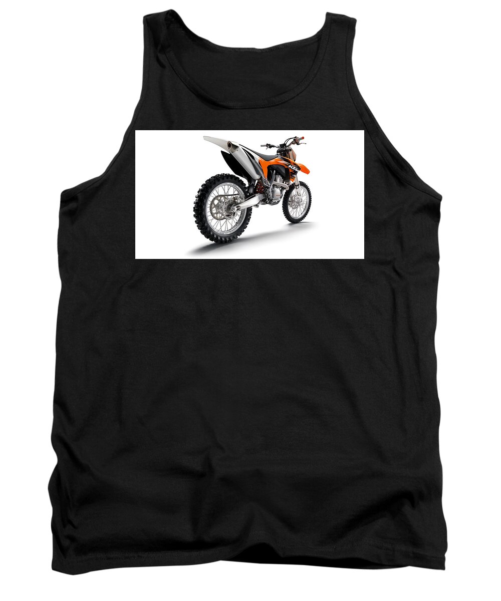 Ktm 350 Tank Top featuring the digital art Ktm 350 by Super Lovely