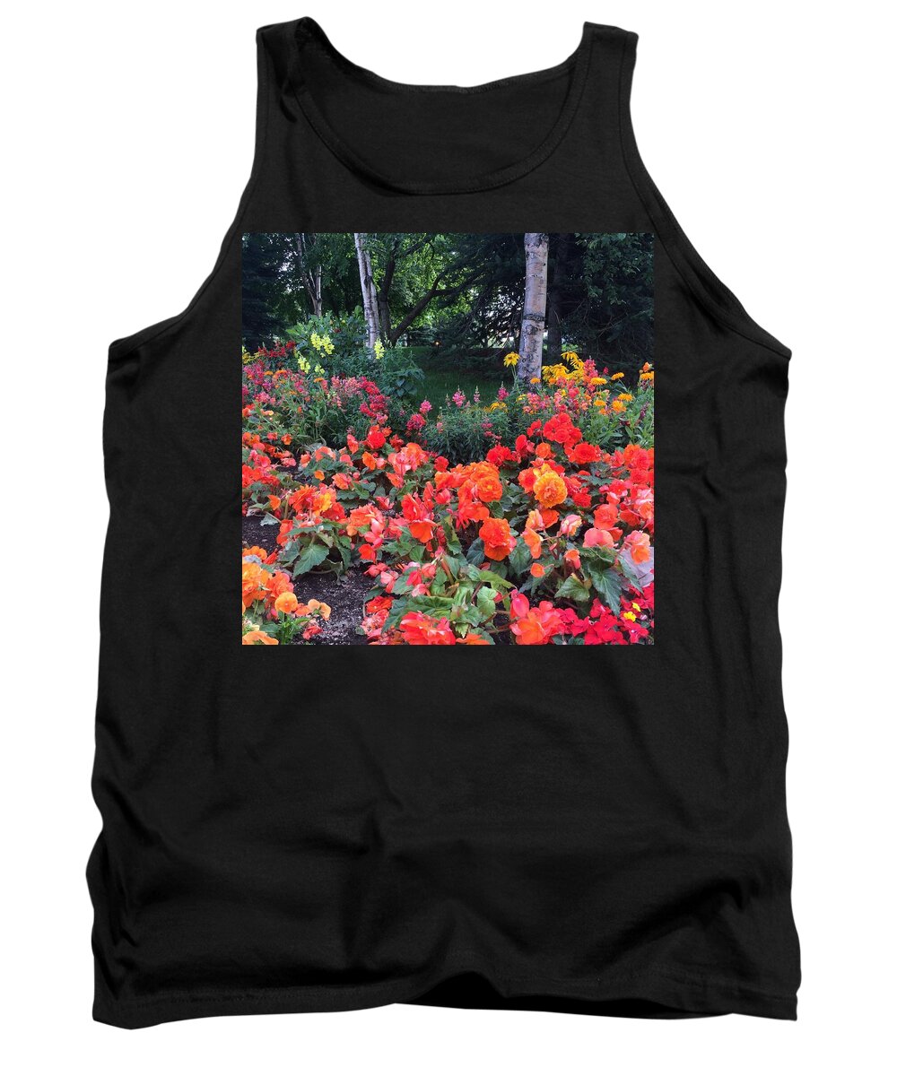 Lava Tank Top featuring the photograph Summer in Anchorage by Robert Blankenship