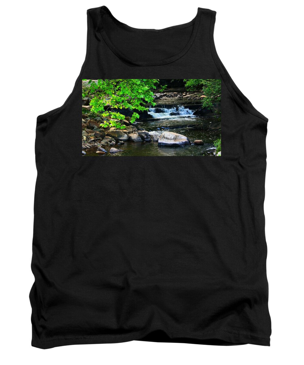 Stream Tank Top featuring the photograph Leave Me by Phil Cappiali Jr