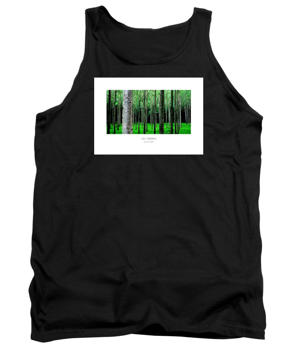 Canopy Tank Top featuring the digital art Les Arbres by Julian Perry
