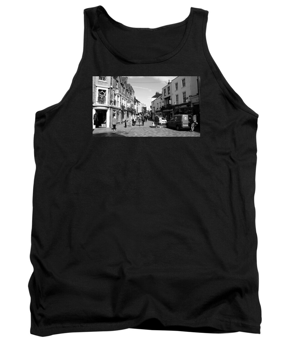Street Tank Top featuring the photograph Life in Canterbury by Pedro Fernandez