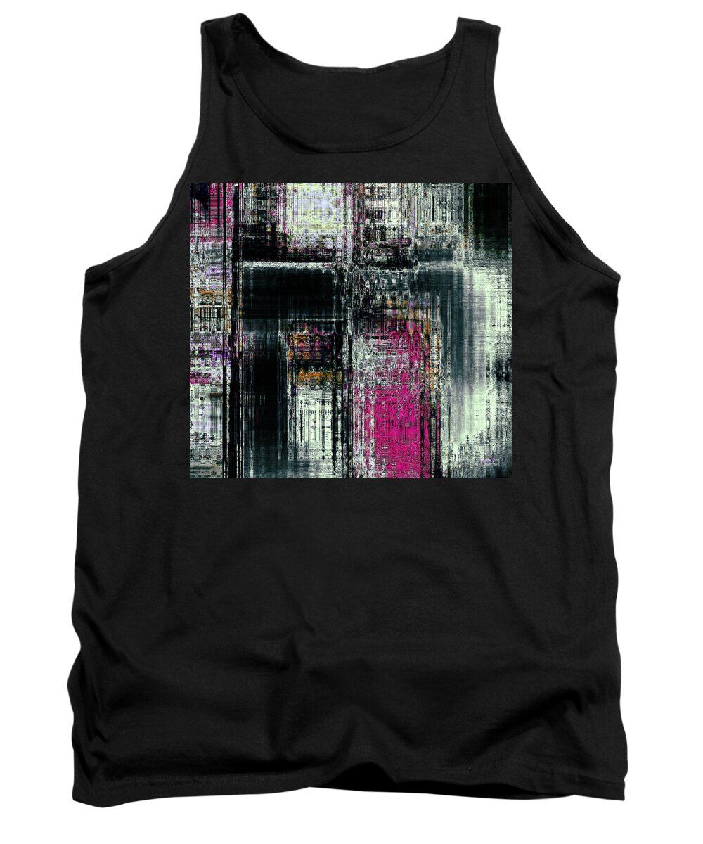 Fania Simon Tank Top featuring the mixed media Light and Ref'lection by Fania Simon
