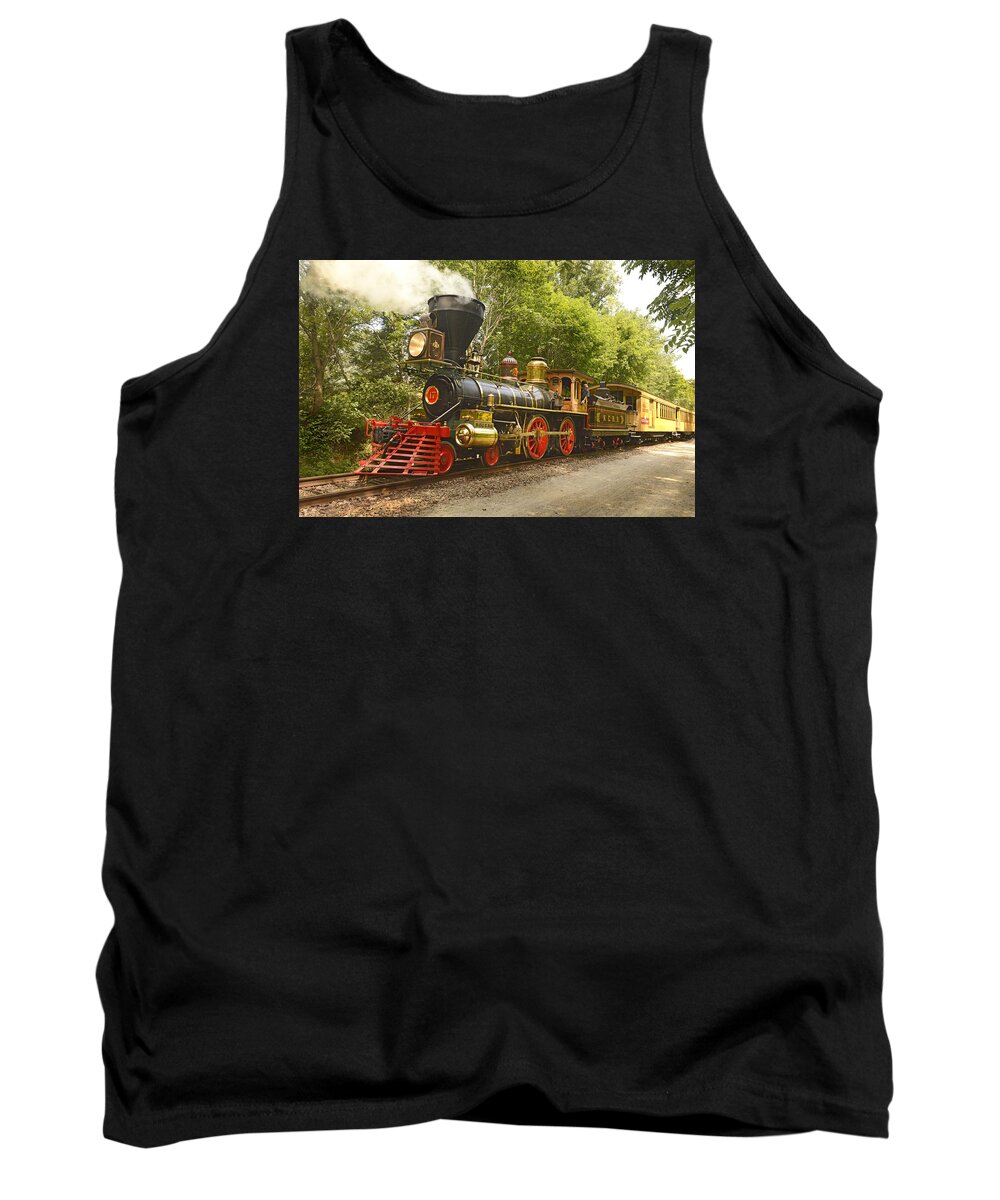 Lincoln Tank Top featuring the photograph Lincolns Engine Number 17 by Paul W Faust - Impressions of Light