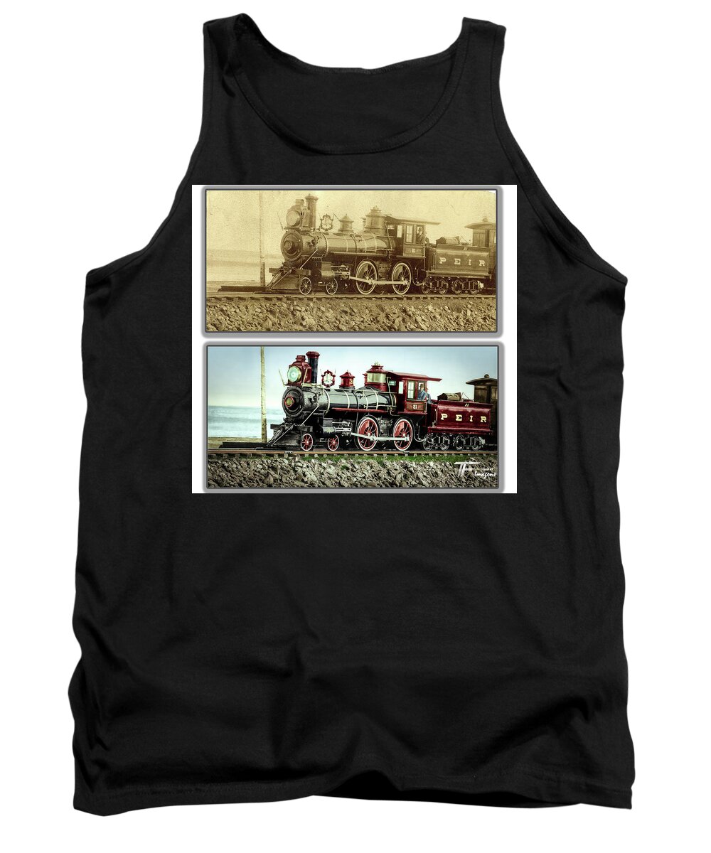 Locomotive Tank Top featuring the photograph Locomotive PEIR #21 by Franchi Torres