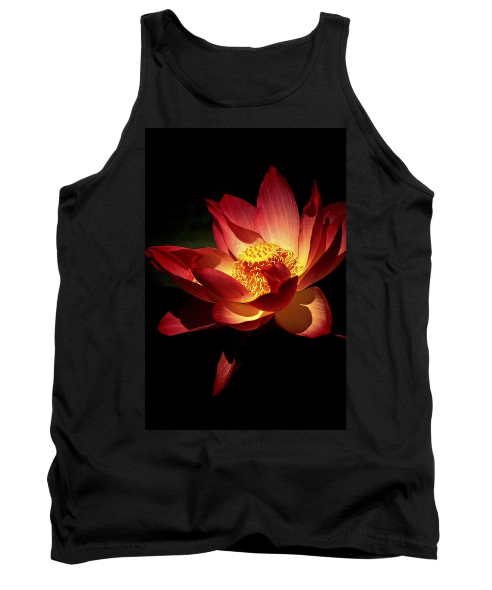 Flowers Tank Top featuring the photograph Lotus Blossom by Paul W Faust - Impressions of Light