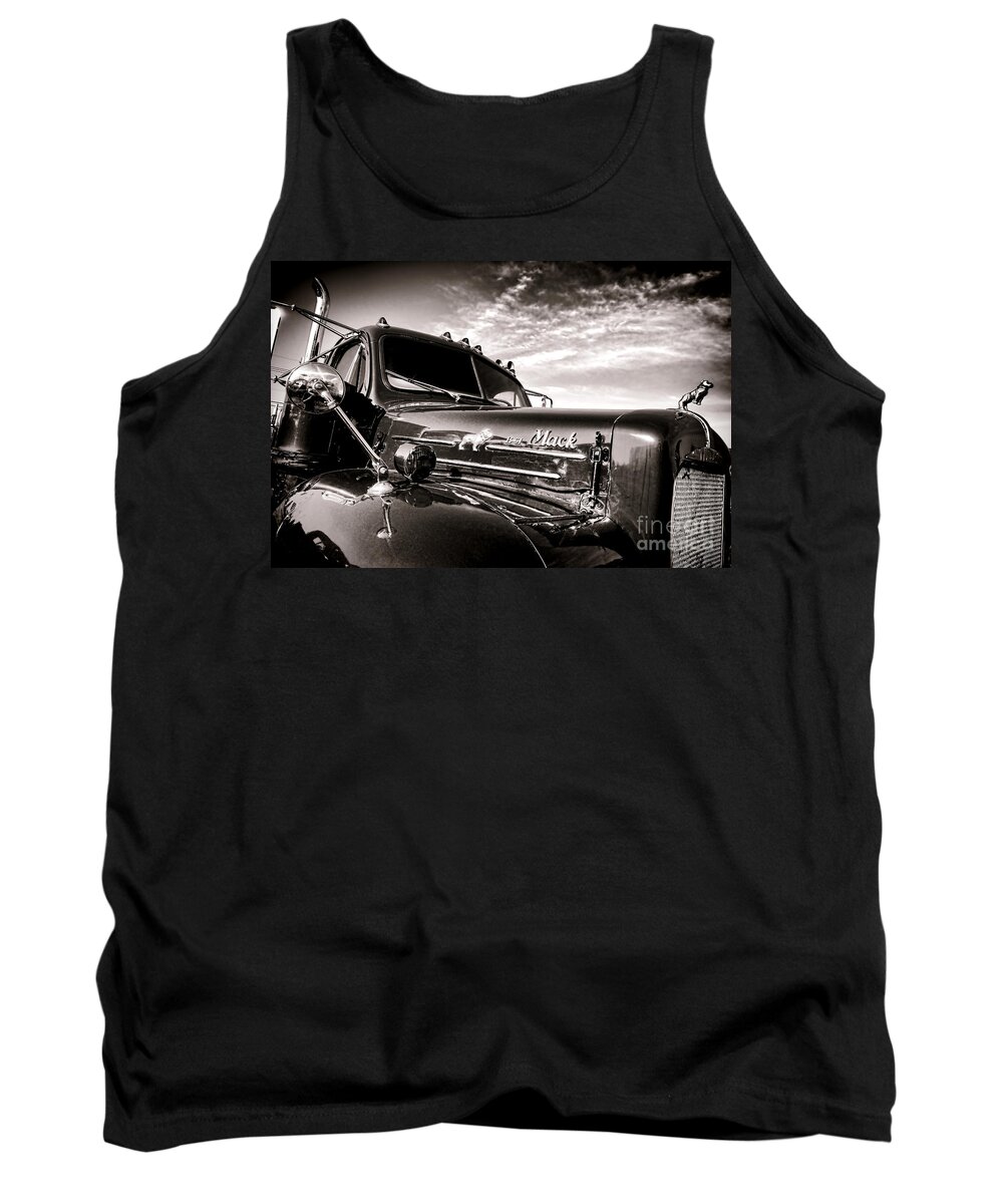 Mack Tank Top featuring the photograph Mack B61 Ghost by Olivier Le Queinec