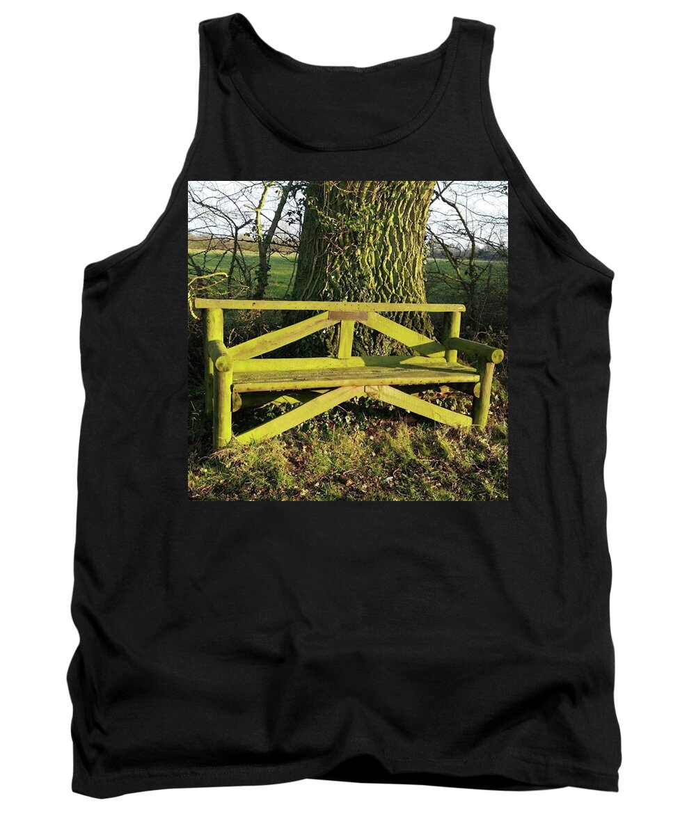 Bench Tank Top featuring the photograph Magical Spot To Linger by Rowena Tutty