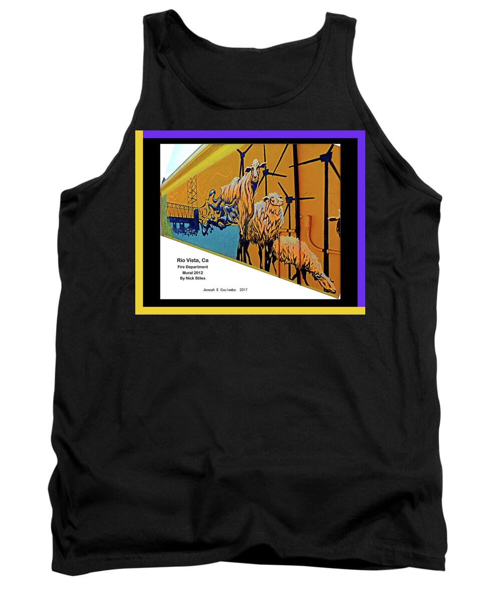 Nick Stiles Tank Top featuring the digital art Main Street - Nick Stiles by Joseph Coulombe