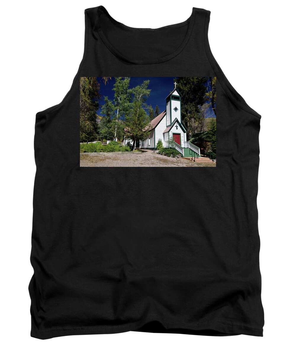 Church Tank Top featuring the photograph Marble Chapel by Greg Nyquist