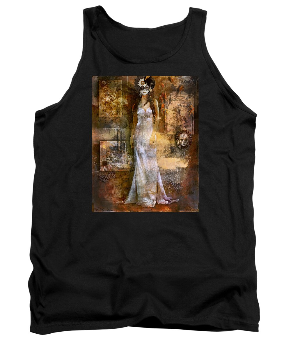 Woman Tank Top featuring the photograph Masquerade by Phil Clark