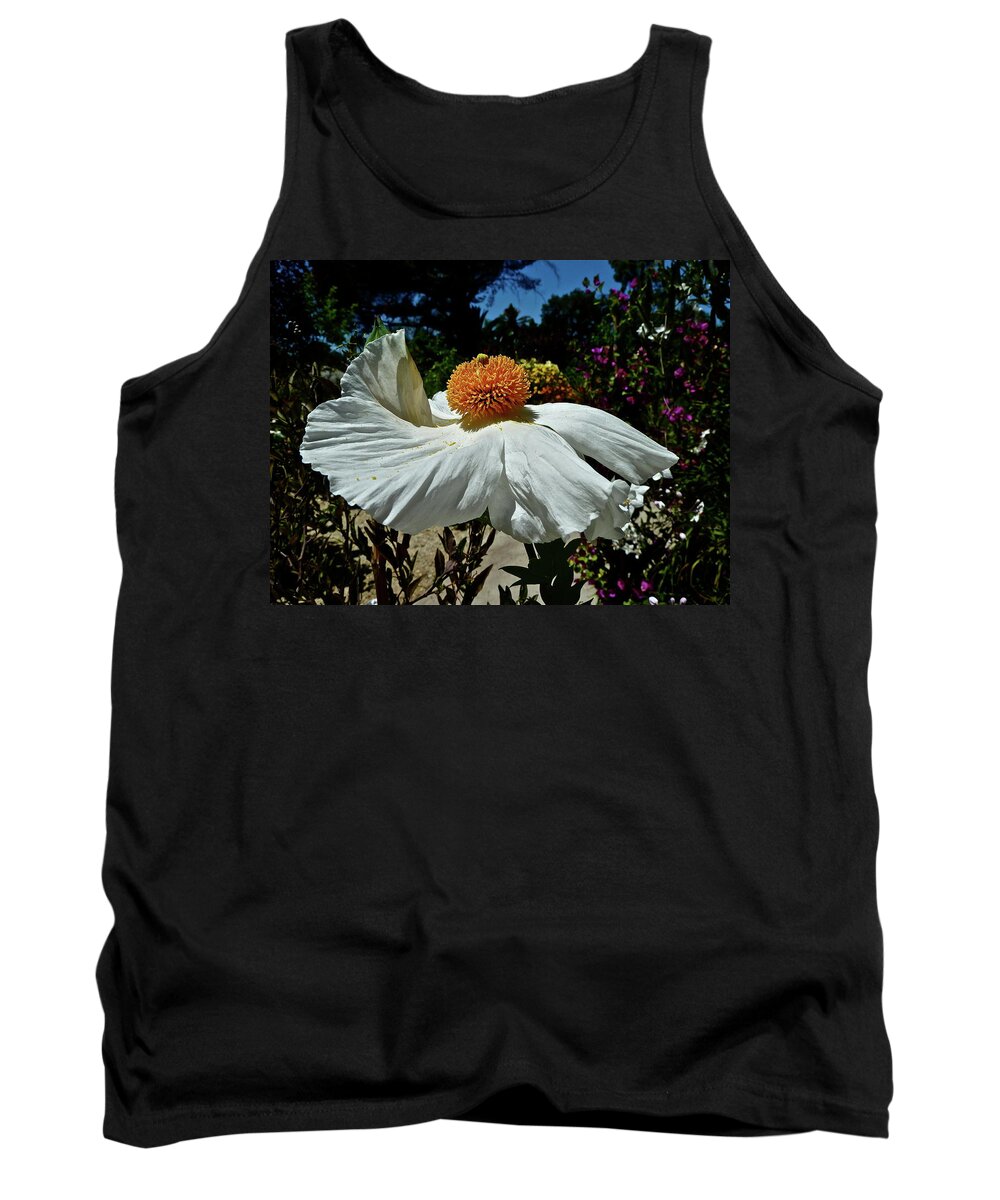 Flowers Tank Top featuring the photograph Matilija Poppy Two by Diana Hatcher
