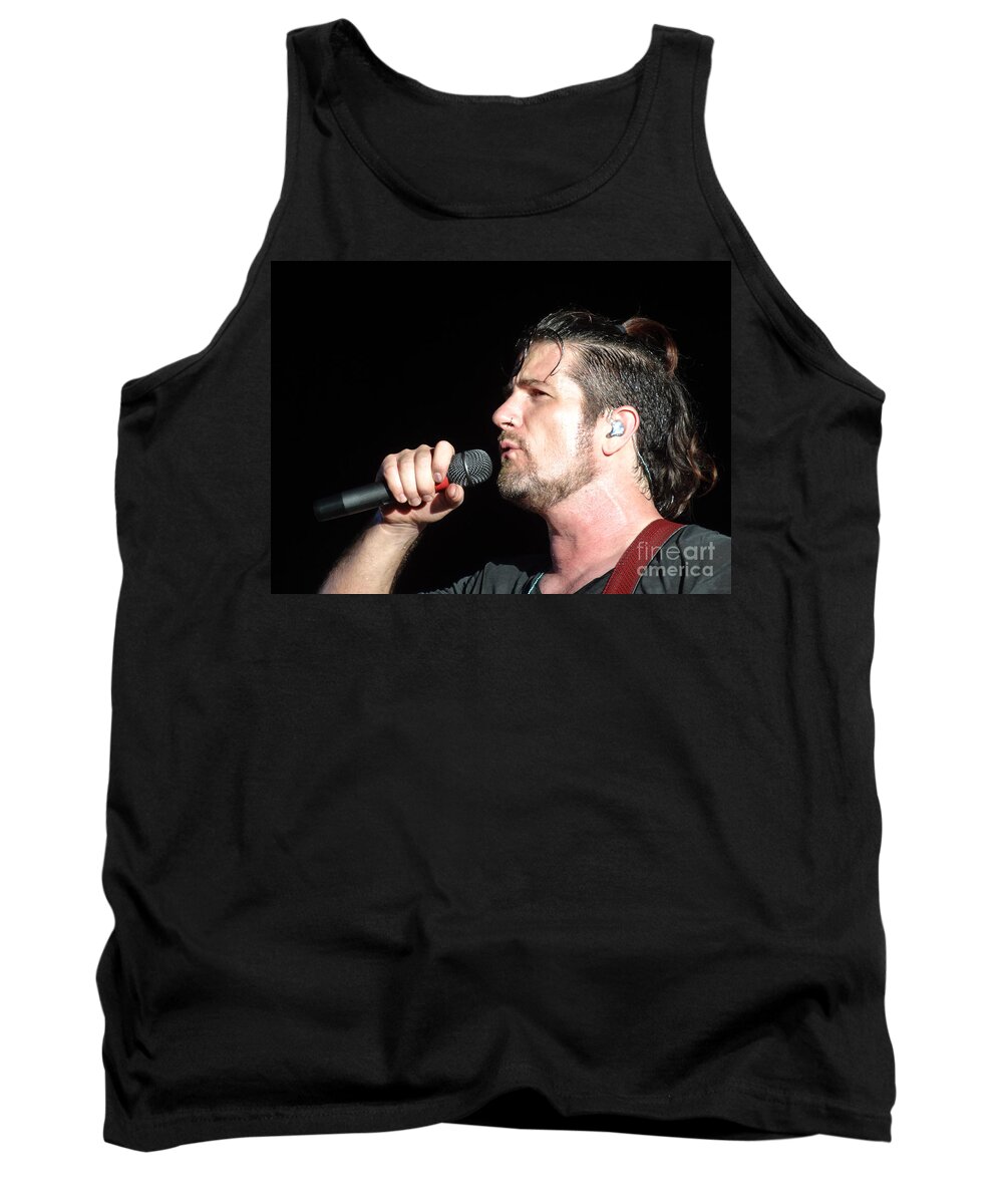 Music Tank Top featuring the photograph Matt Nathanson by Cindy Manero