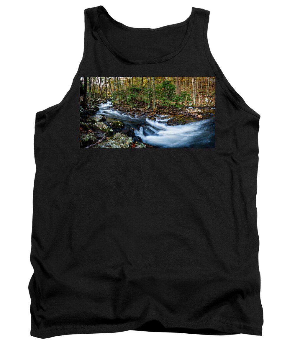 Landscape Tank Top featuring the photograph Mill Creek in Fall #2 by Joe Shrader