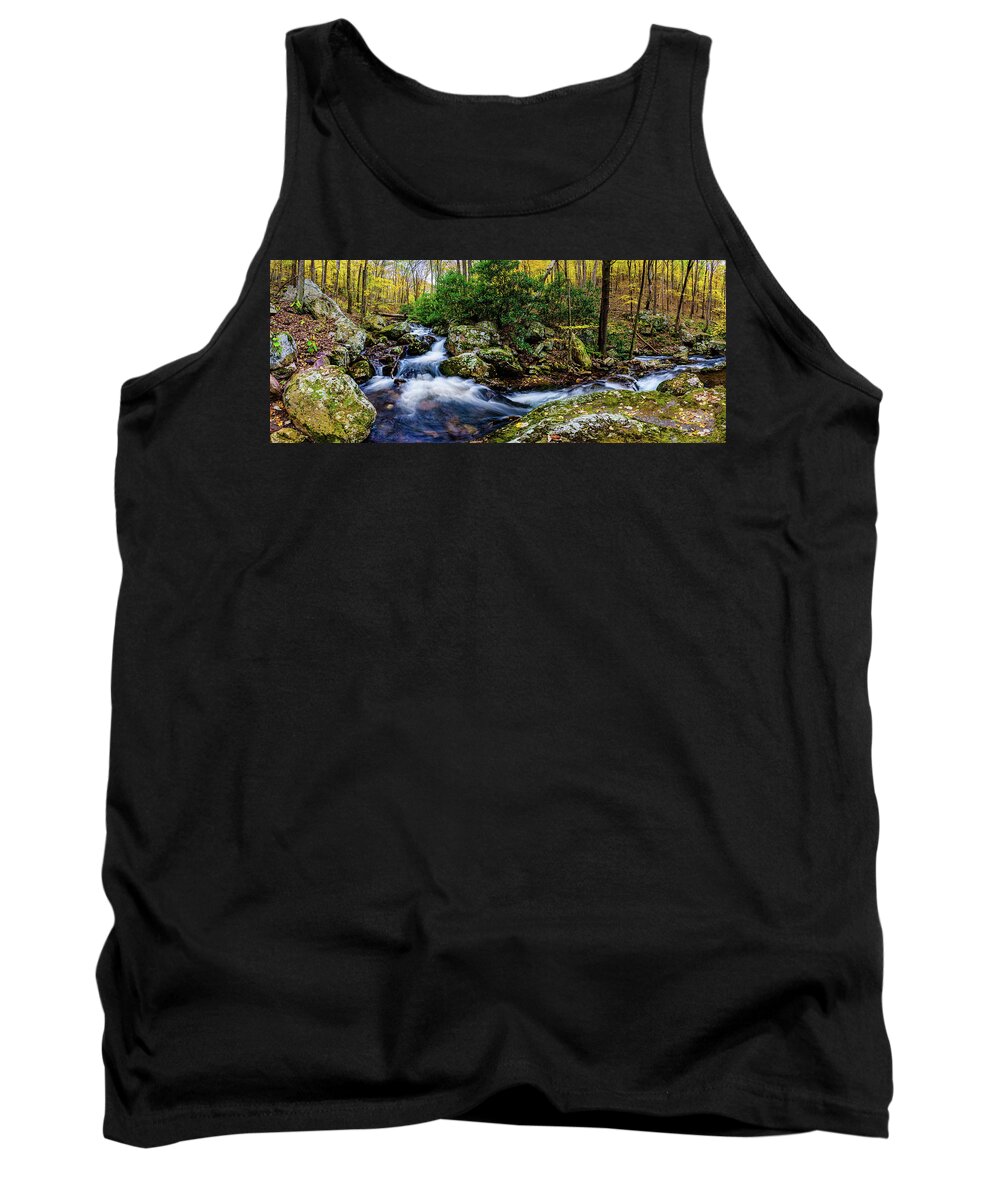 Landscape Tank Top featuring the photograph Mill Creek in Fall #4 by Joe Shrader