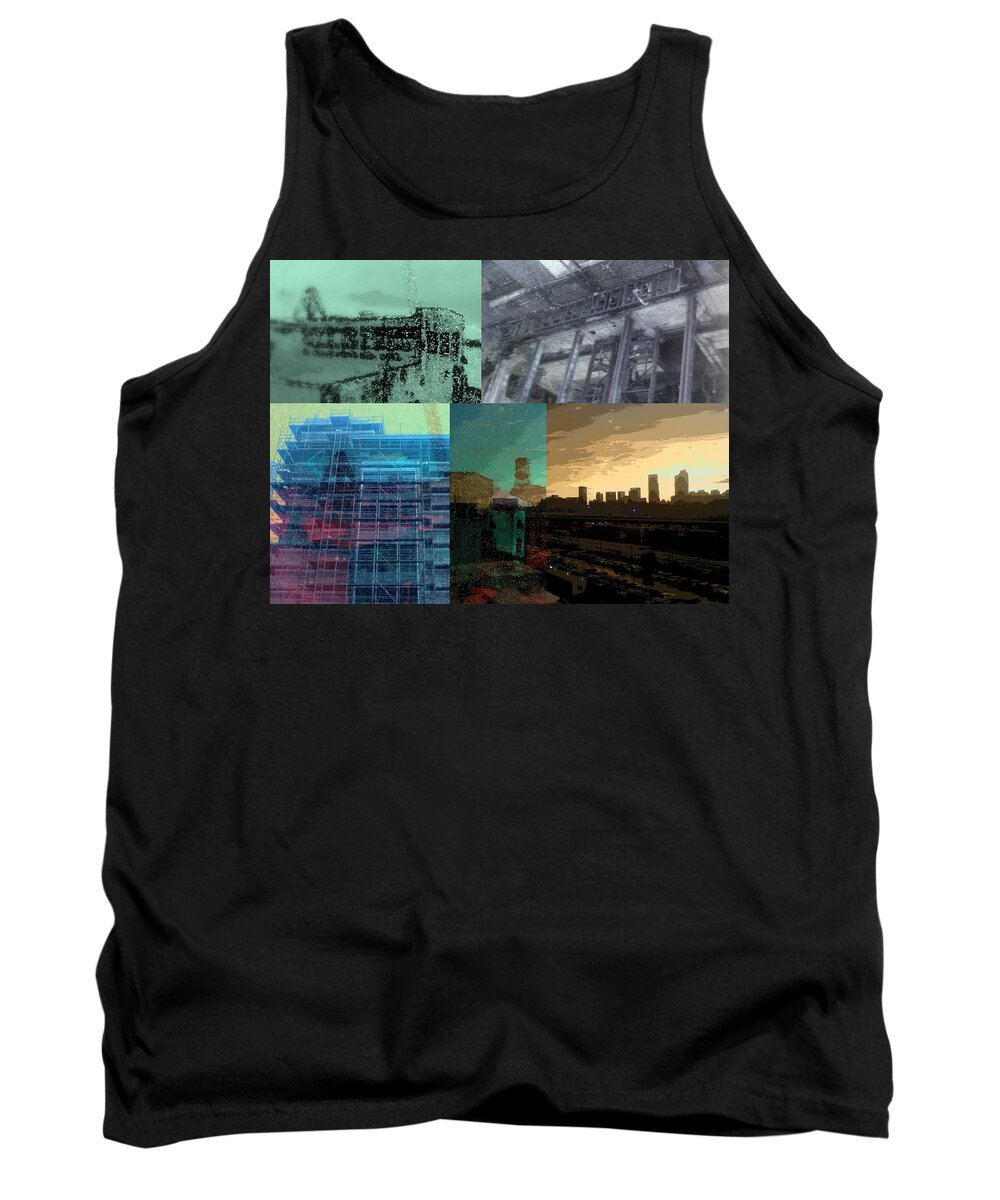 Industry Tank Top featuring the photograph Modernity In The ATL by Andy Rhodes