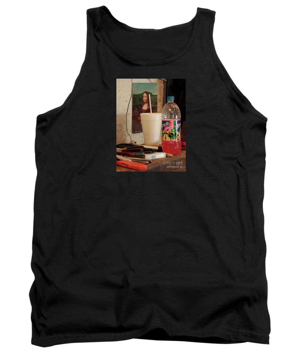 Humor Tank Top featuring the photograph MONAs SODAS by Joe Pratt