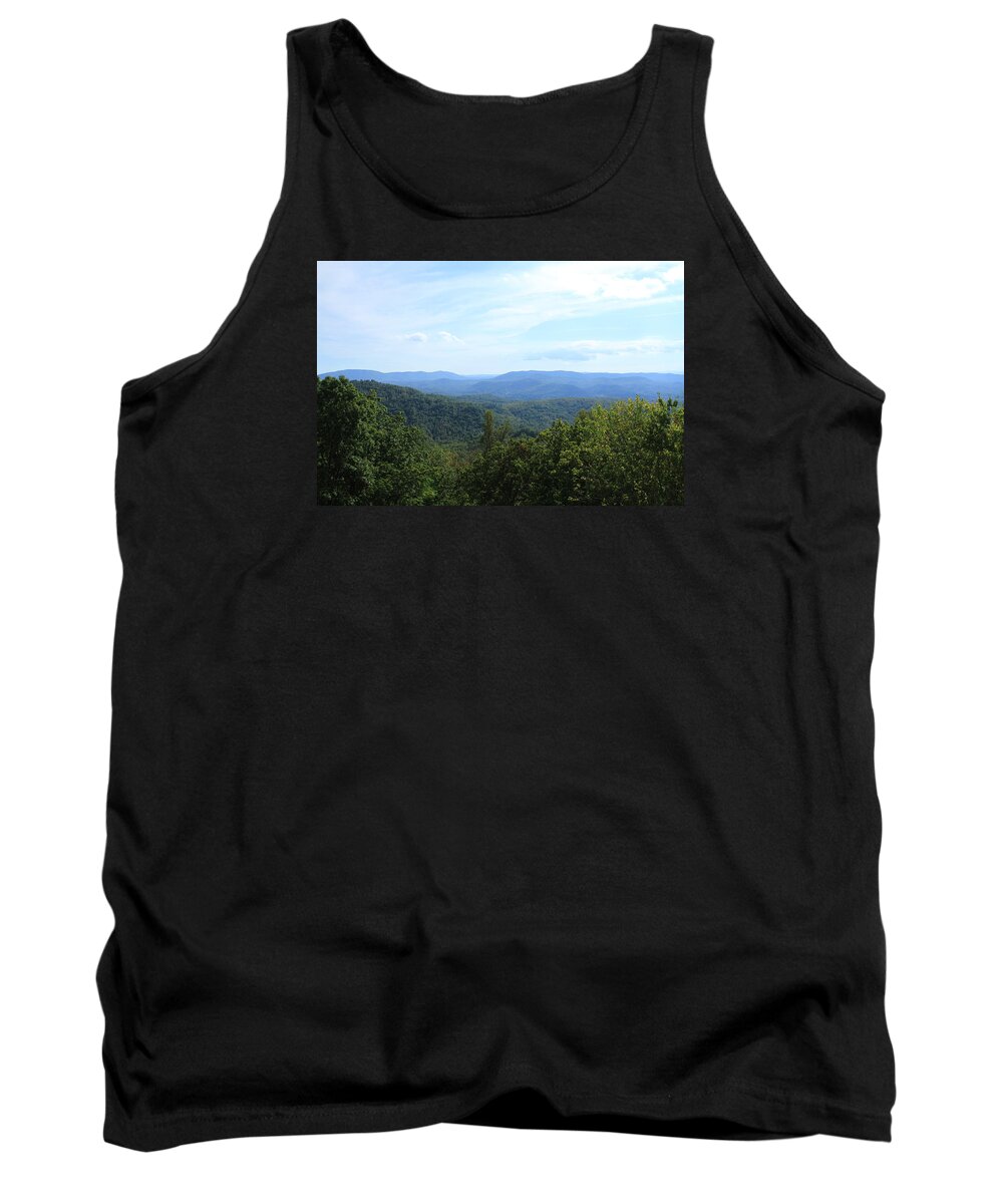 Mountains Tank Top featuring the photograph Mountain View by Karen Ruhl