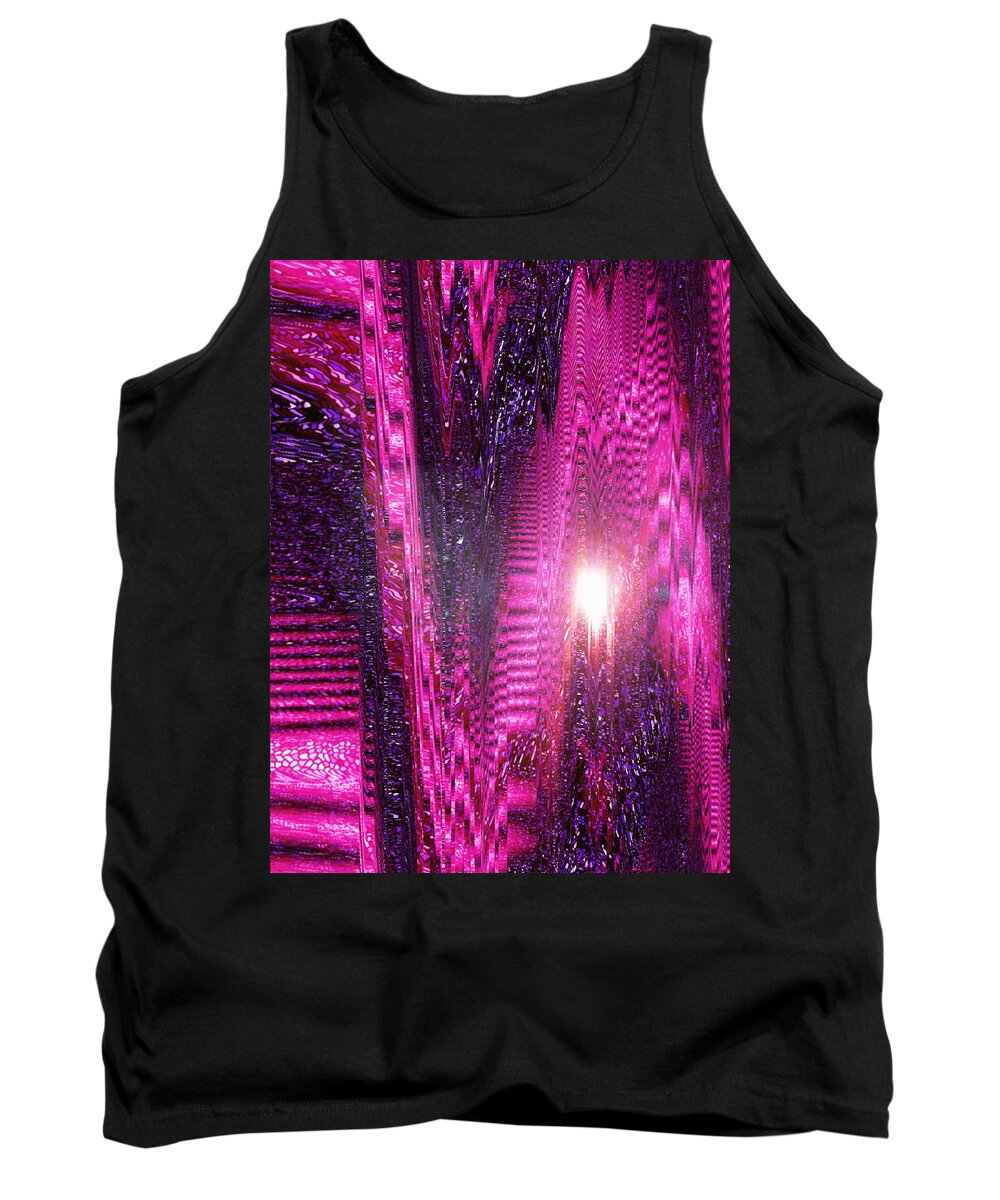 Moveonart! Digital Gallery Tank Top featuring the digital art MoveOnArt Changes Are Shifting Outside The World by MovesOnArt Jacob