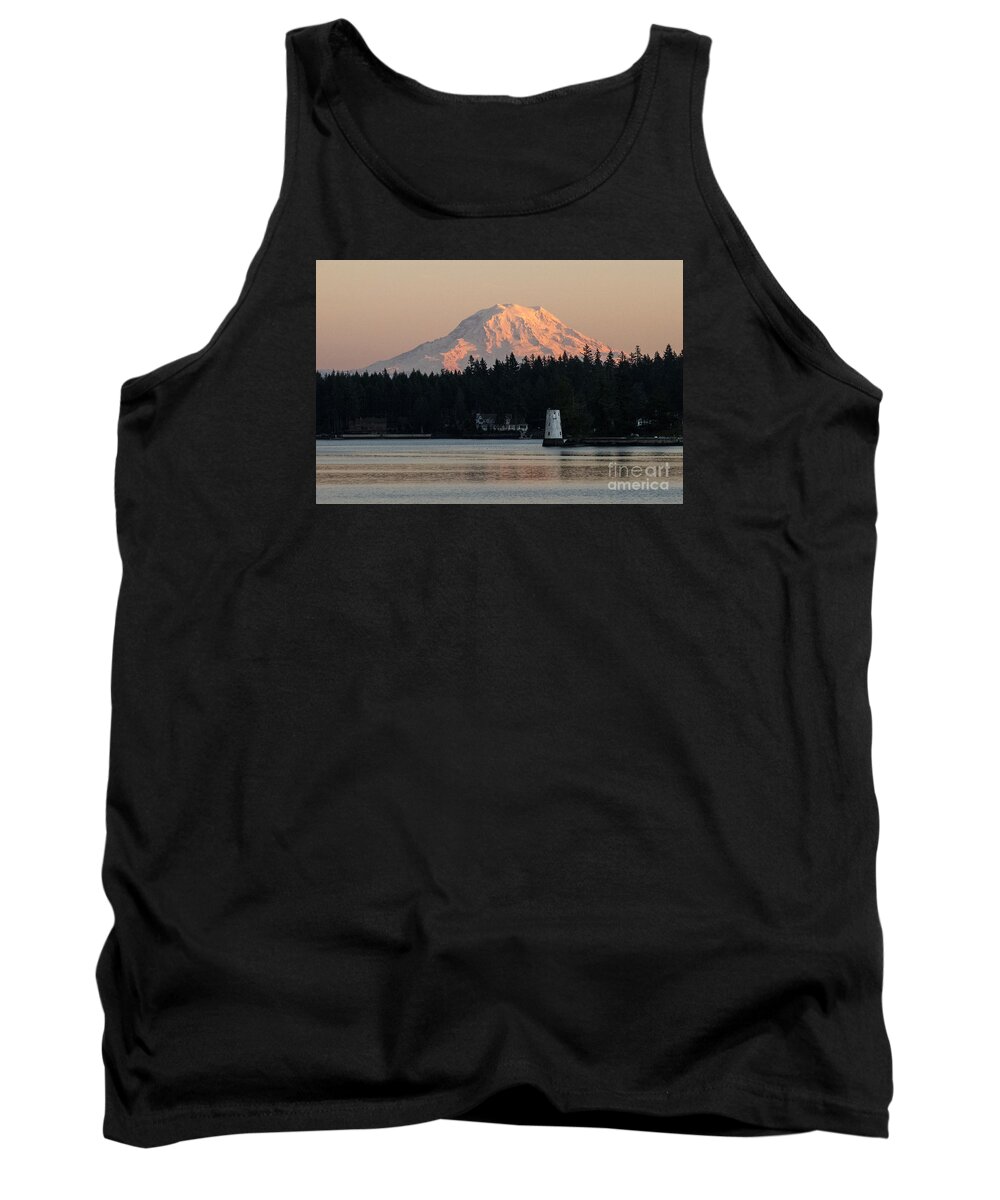  Tank Top featuring the photograph Mt Rainier Alpine Glow I by Chuck Flewelling