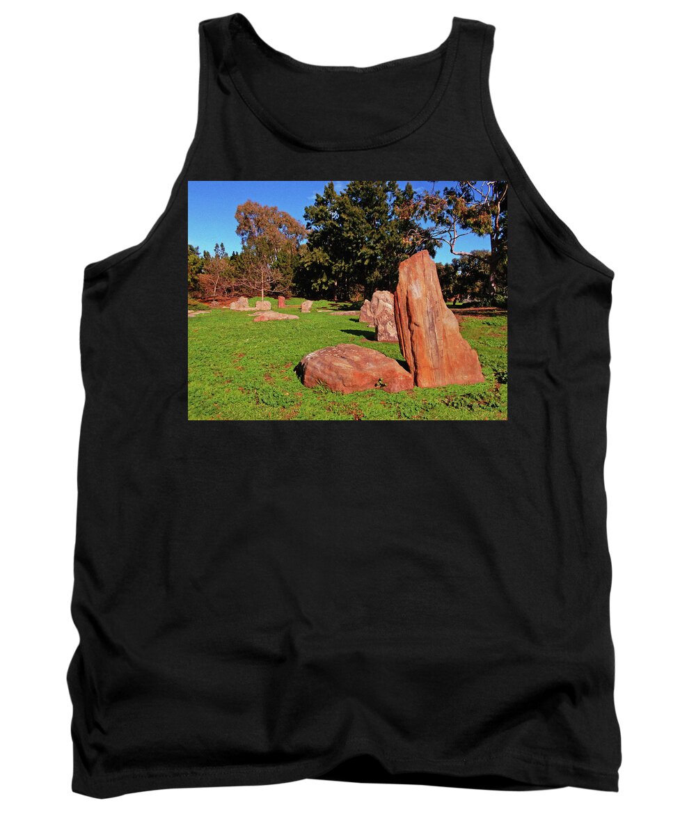 Rocks Tank Top featuring the photograph Mysterious Rocks by Mark Blauhoefer