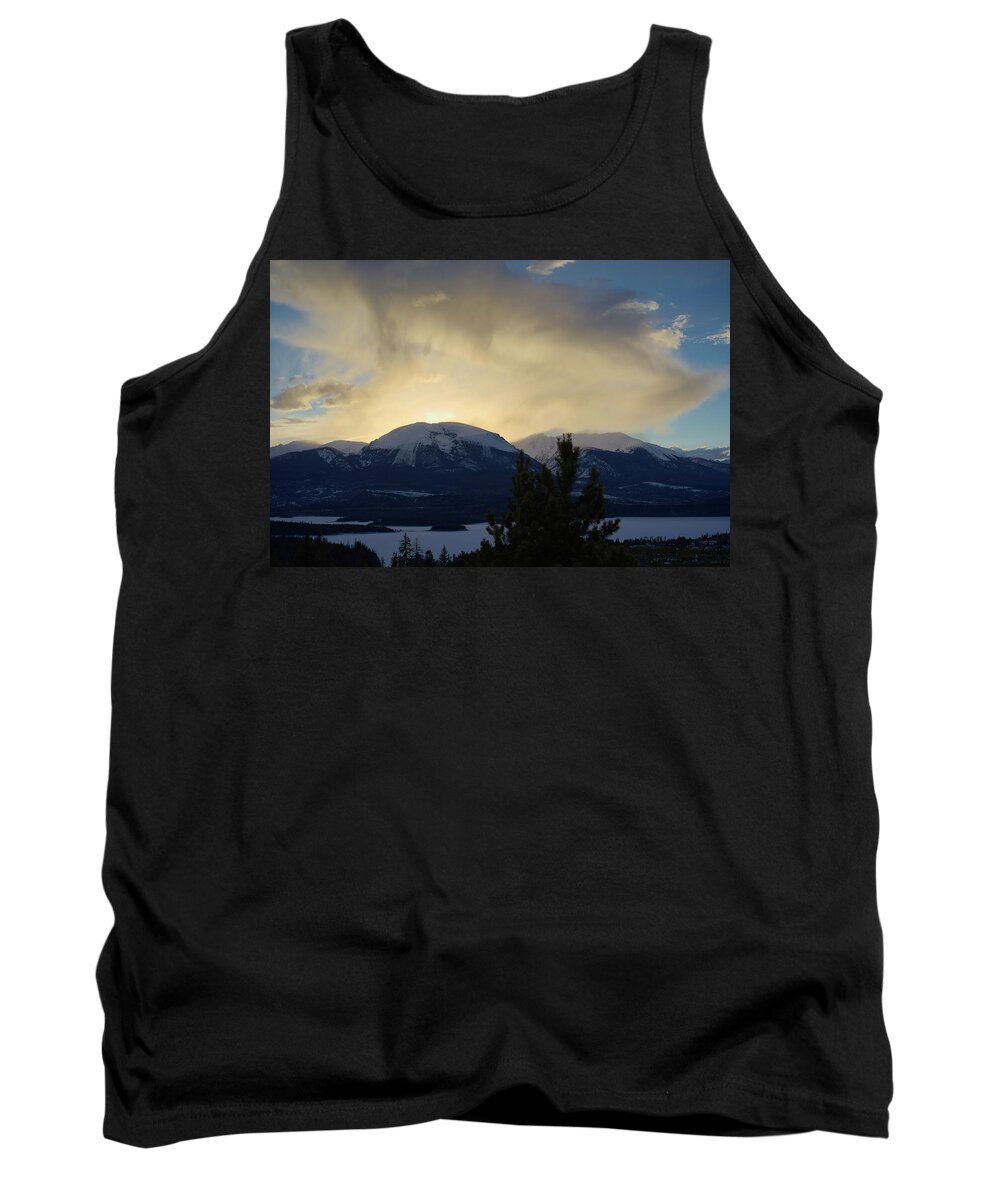 Sunset Tank Top featuring the photograph Mystic Sunset by Ivan Franklin