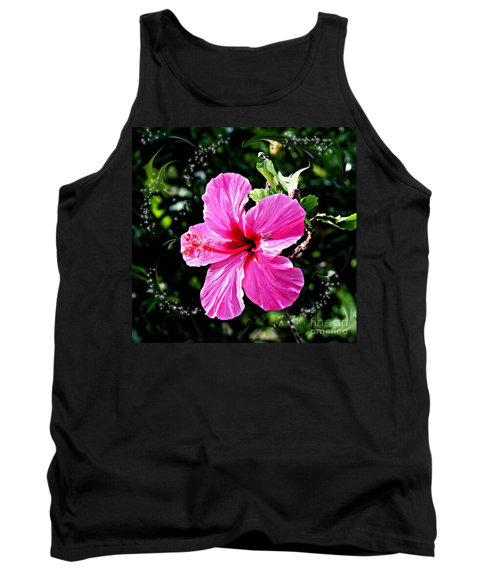 Flowers Tank Top featuring the photograph Mystical Bloom by Alice Terrill