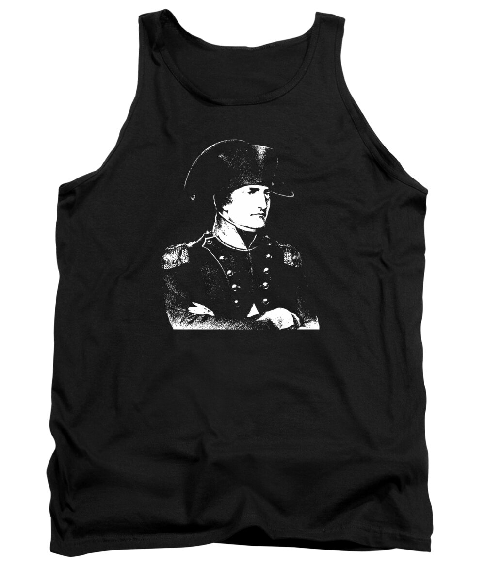 Napoleon Tank Top featuring the digital art Napoleon Bonaparte by War Is Hell Store