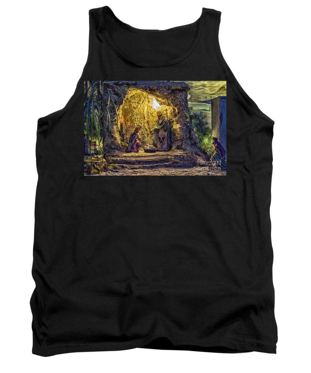 Scene Tank Top featuring the photograph Nativity scene by Patricia Hofmeester